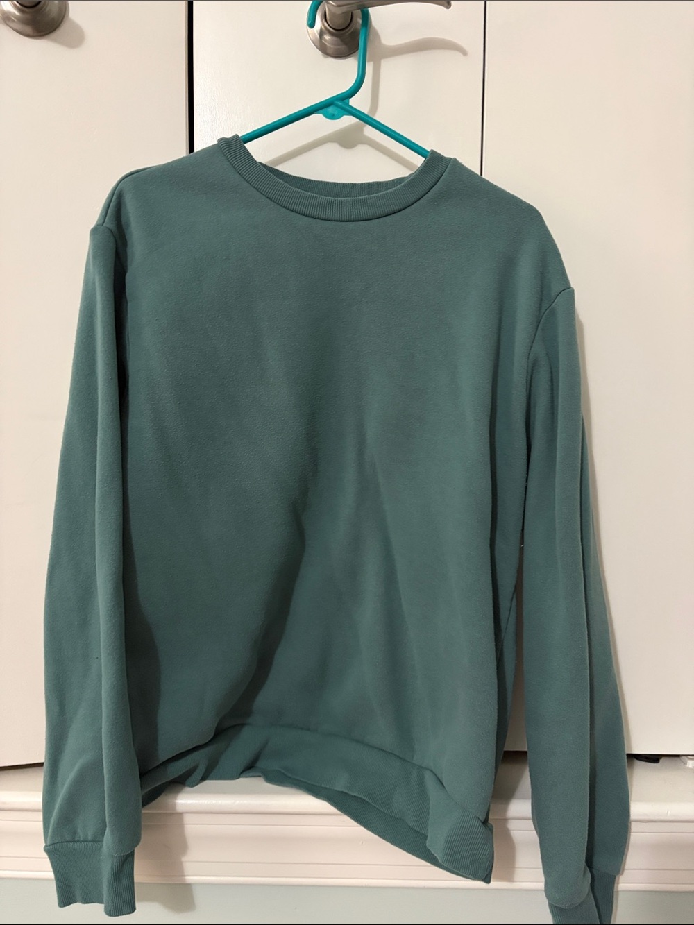 Forever 21 Men's Crewneck Sweater - Teal